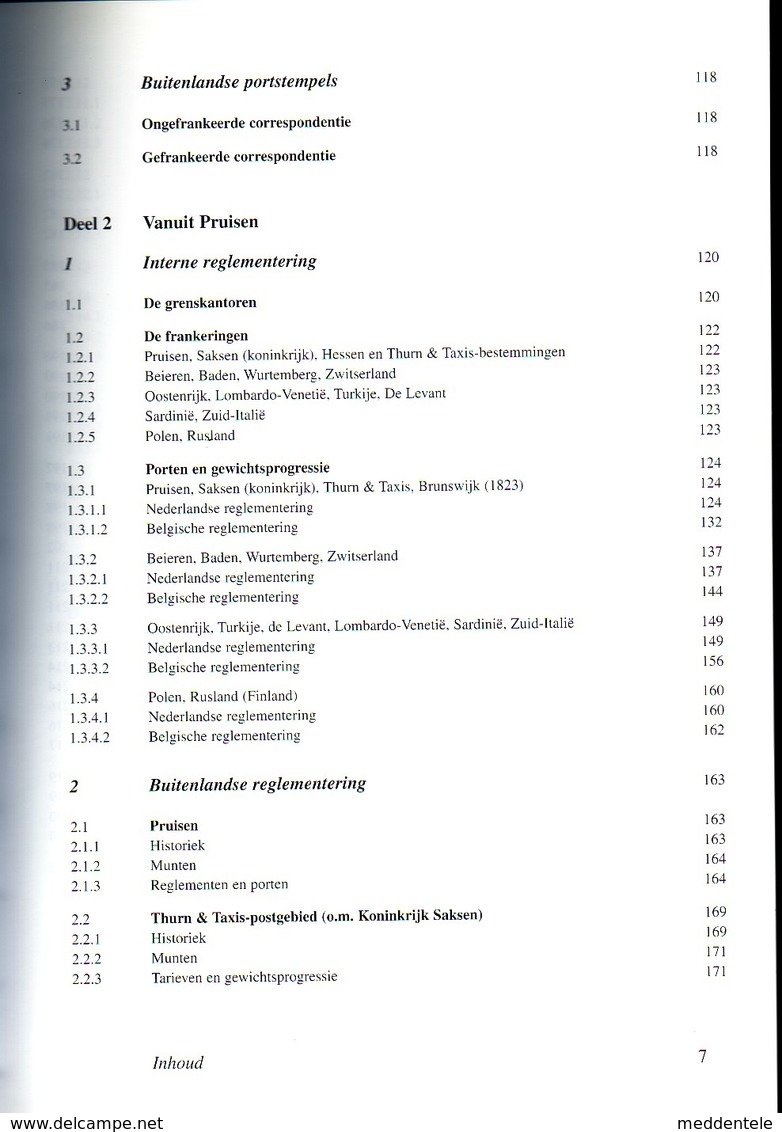 De Post NAAR De Nederlanden Par Cl. Delbeke 588 Pages Hardbound - Philatelie Und Postgeschichte