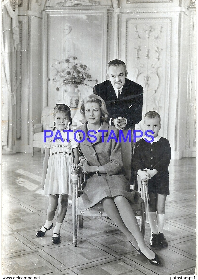 100314 ROYALTY PRINCE RAINIER III PRINCESS GRACE & PRINCE ALBERT OF MONACO CIRCULATED TO BRAZIL POSTAL POSTCARD - Familles Royales