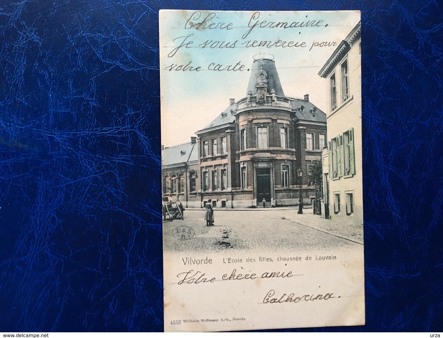 Vilvorde-Vilvoorde/l'école Des Filles,chaussée De Louvain-animée-1904 - Vilvoorde