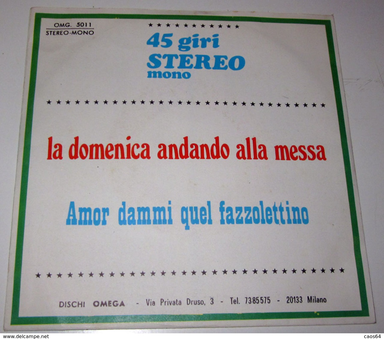 LA DOMENICA ANDANDO ALLA MESSA AMORE DAMMI QUEL FAZZOLETTO RINO E MONICA MAESTRO BOMBETTA - Country & Folk