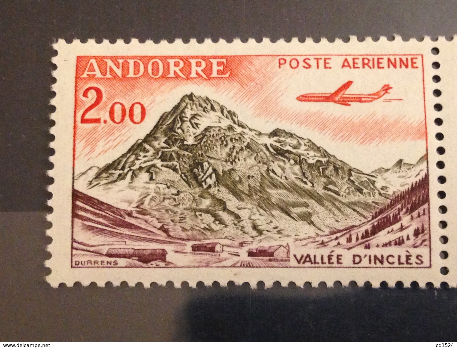 ANDORRE FRANCAIS - Neuf** - Poste Aérienne - 1961 - Airmail