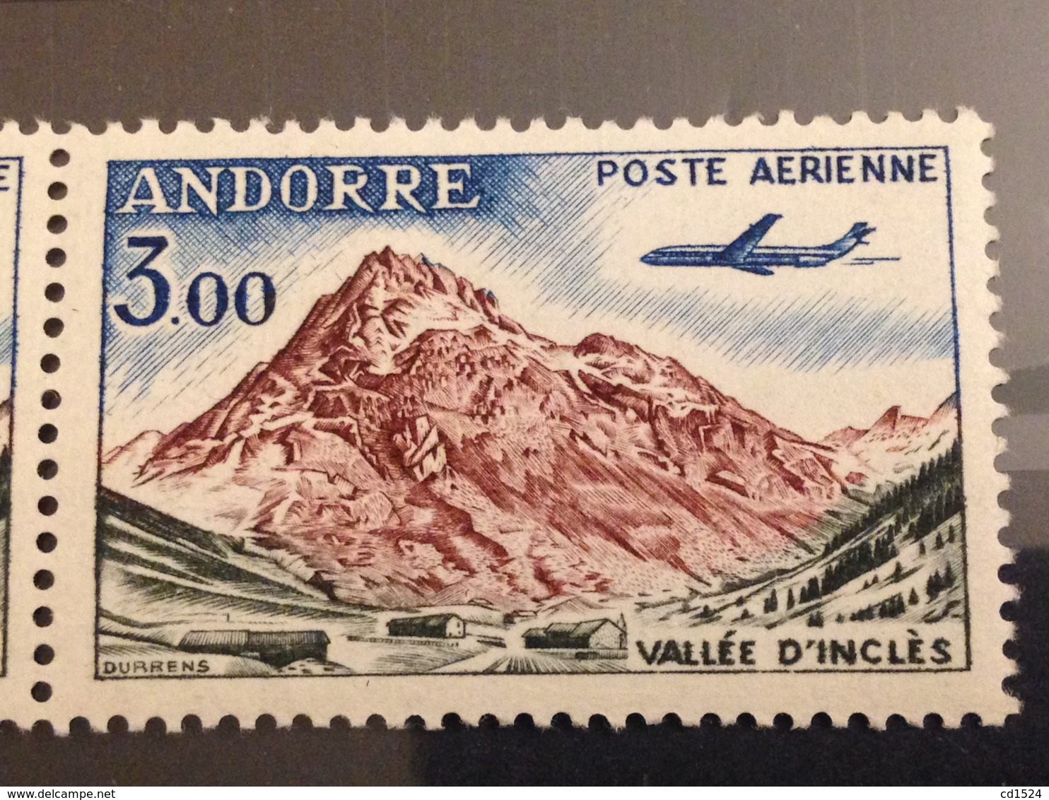 ANDORRE FRANCAIS - Neuf** - Poste Aérienne - 1961 - Airmail