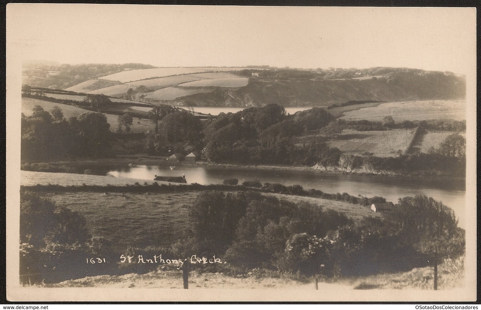 Postcard United Kingdom - Helford River - St. Anthony Creek - Cornwall - Scilly Isles