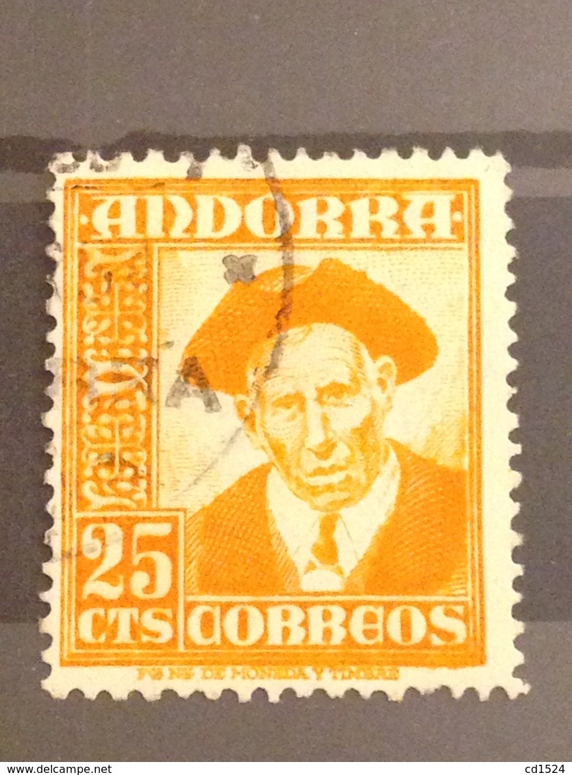 ANDORRE ESPAGNOL - Oblitéré - 1951 - Gebruikt