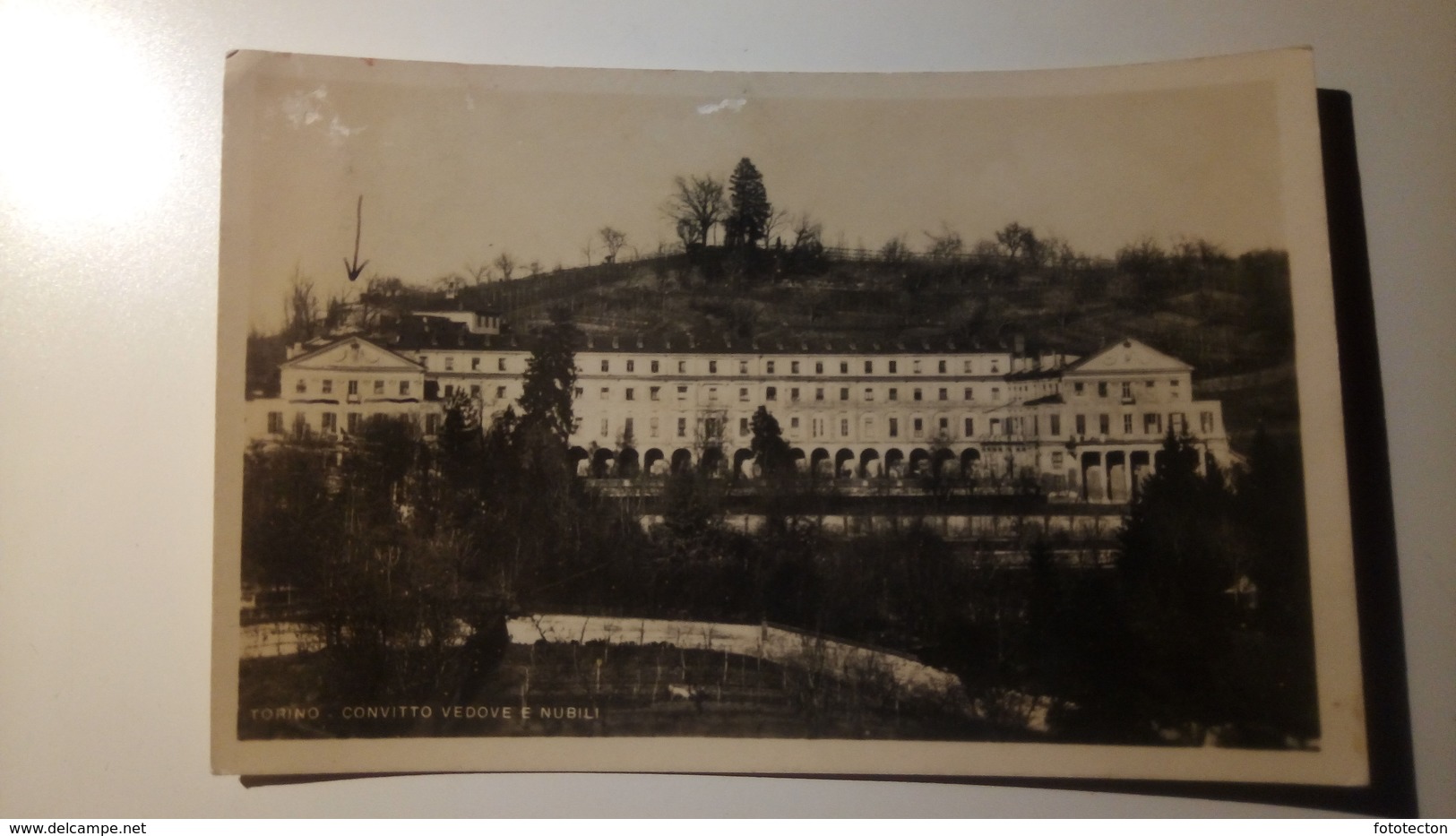 Torino - Convitto Vedove E Nubili - 1944 - Non Viaggiata - Enseignement, Écoles Et Universités