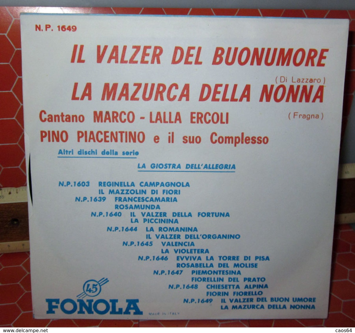 LA MAZURCA DELLA NONNA MARCO LALLA ERCOLI - Country Y Folk