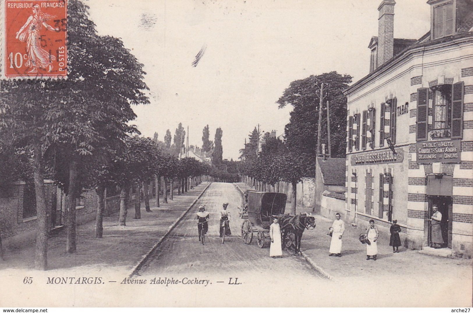 CPA - 45 - MONTARGIS - Avenue Adolphe Cochery - 65 - Montargis