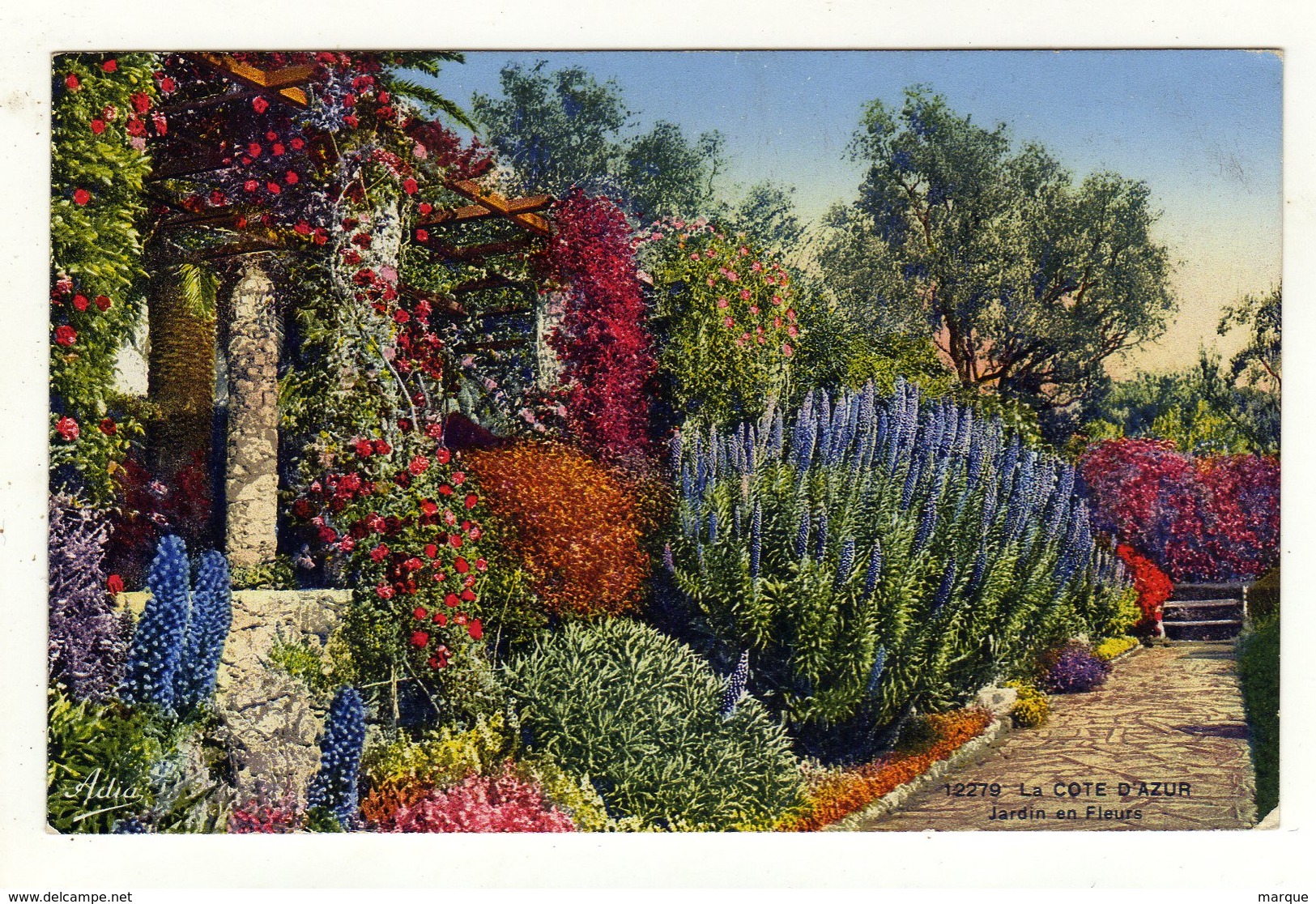 Cpa N° 12279 COTE D ' AZUR Jardin En Fleurs - Provence-Alpes-Côte D'Azur