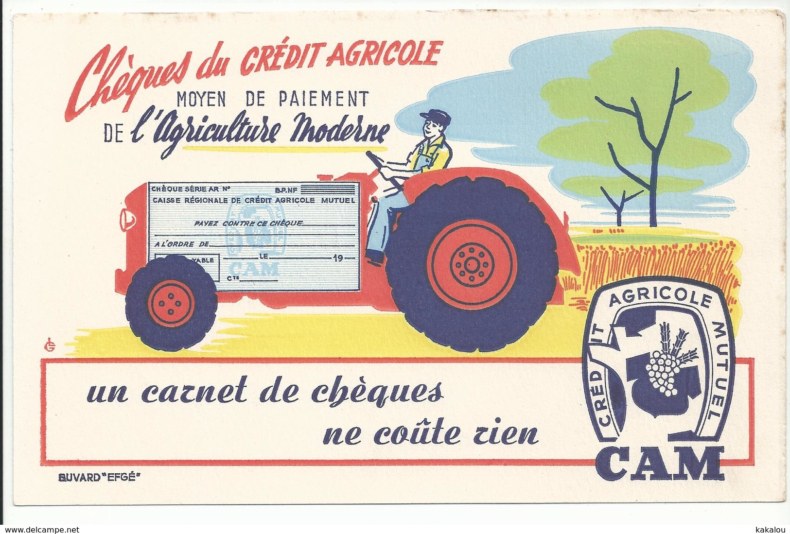 BUVARD CREDIT AGRICOLE CAM - Farm