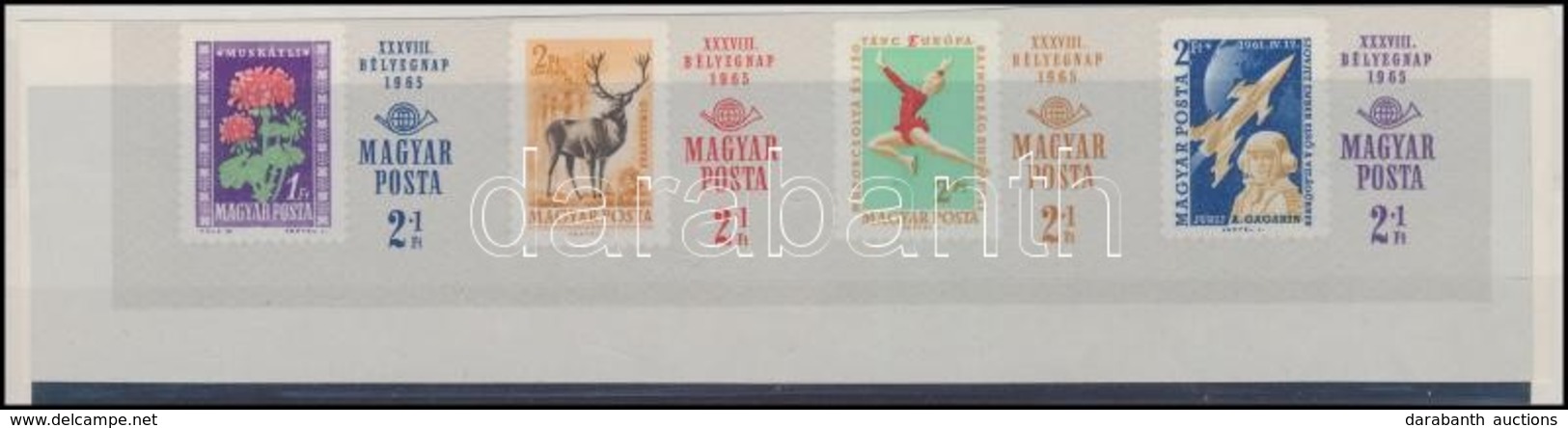 ** 1965 Bélyegnap Vágott Csík - Altri & Non Classificati