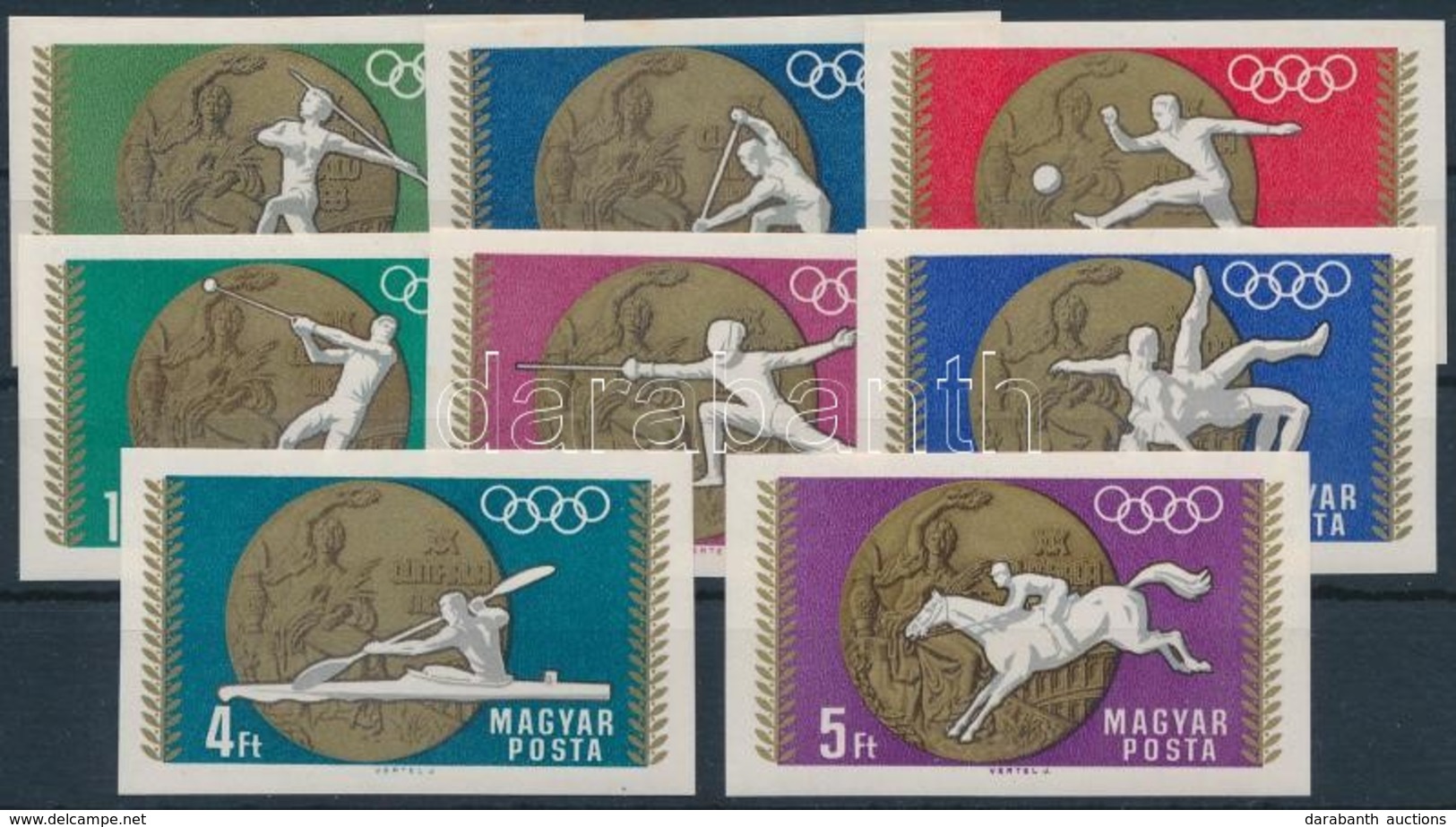 ** 1969 Olimpiai érmesek Vágott Sor - Altri & Non Classificati