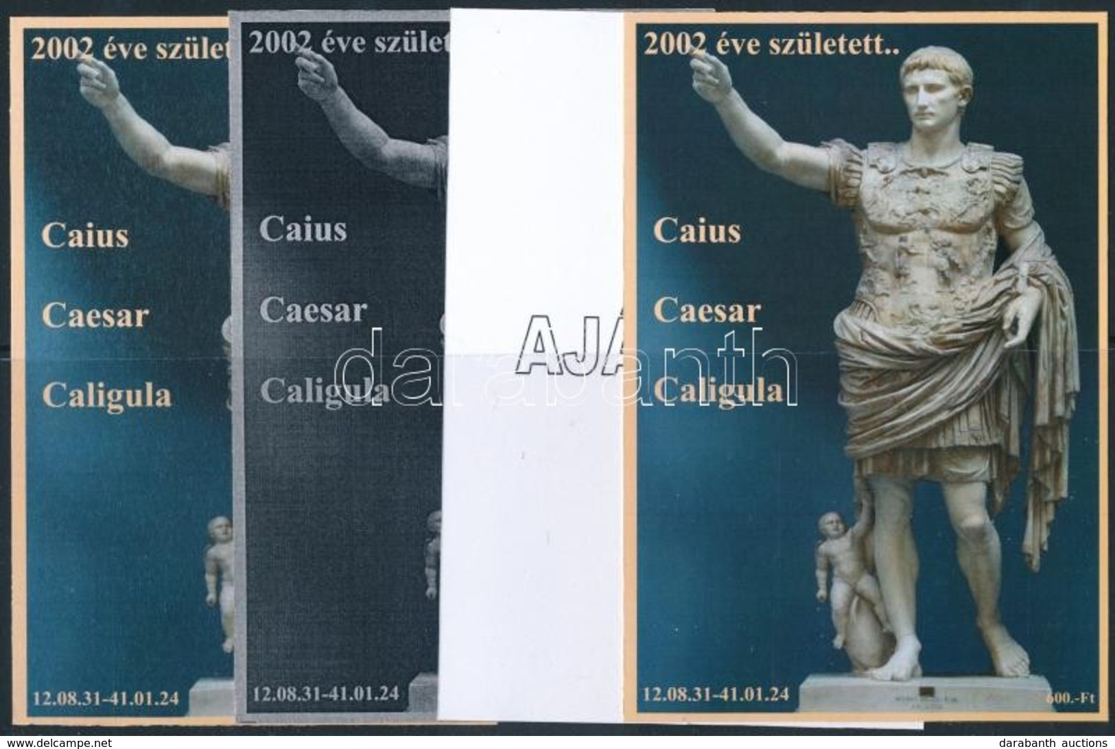 ** 2014/10 Caesar 4 Db-os Emlékív Garnitúra (28.000) - Sonstige & Ohne Zuordnung