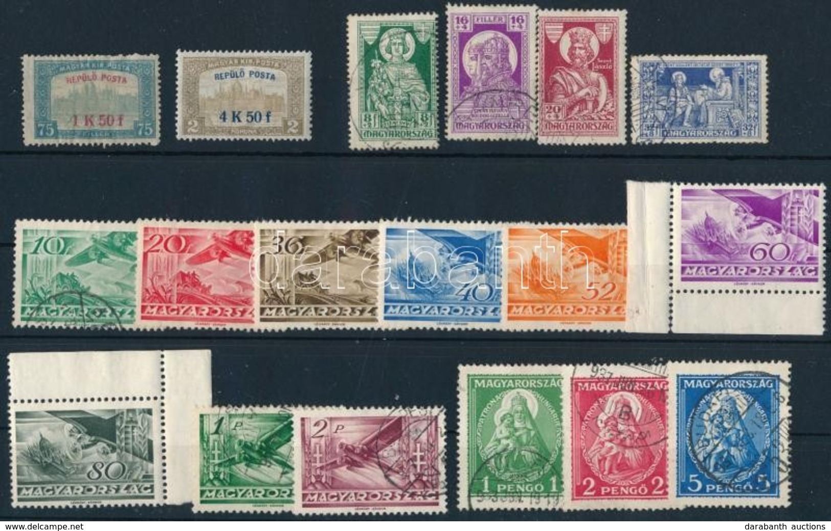 ** * O 1918-1936 18 Db Bélyeg - Gebraucht