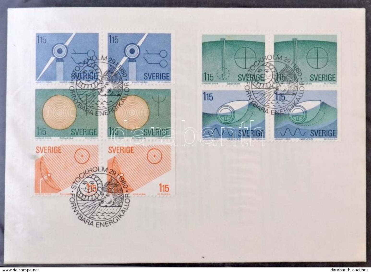 Svédország 100 Db FDC Az 1970-1980-as évekből, Levéltartóban - Sonstige & Ohne Zuordnung