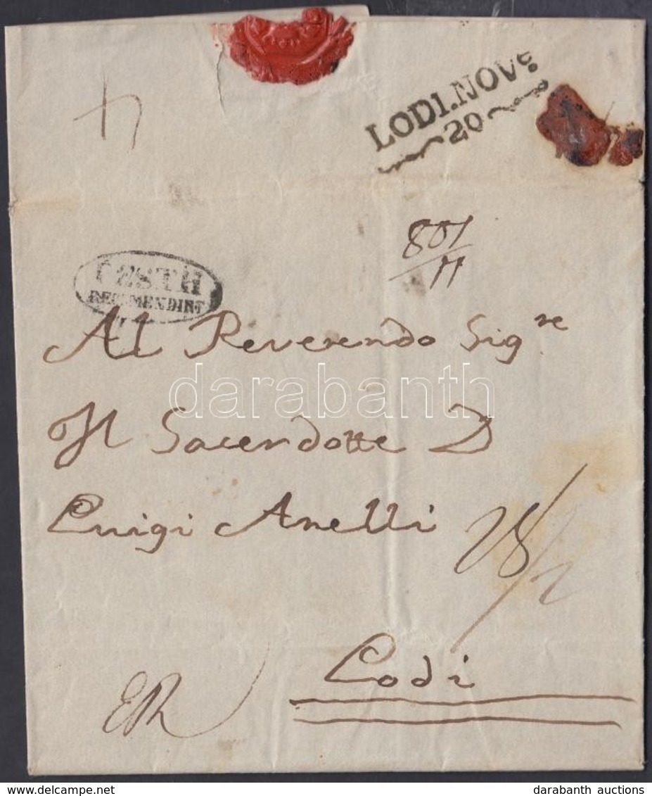 1838-1840 Ajánlott Portós Levél / Registered Cover With Postage Due évszámos Vízjeles Papíron / Paper With Watermark) 'P - Sonstige & Ohne Zuordnung