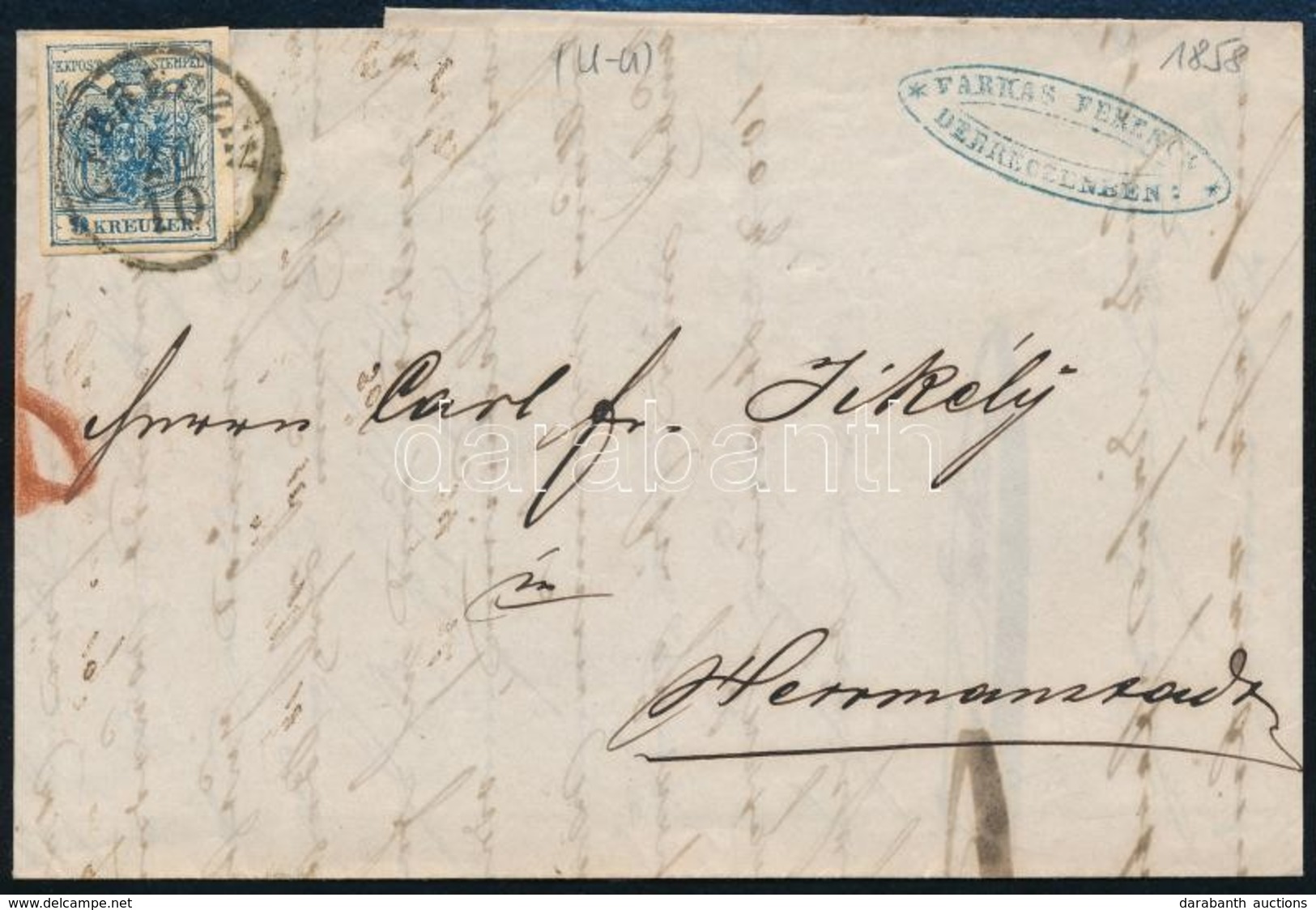 1858 9kr MP III. Levélen Teljes Tartalommal 'DEBRECZIN' - Sonstige & Ohne Zuordnung