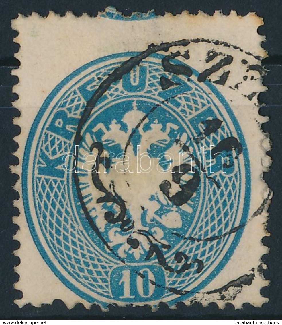 O 1863 10kr Képbe Fogazott Bélyeg - Sonstige & Ohne Zuordnung