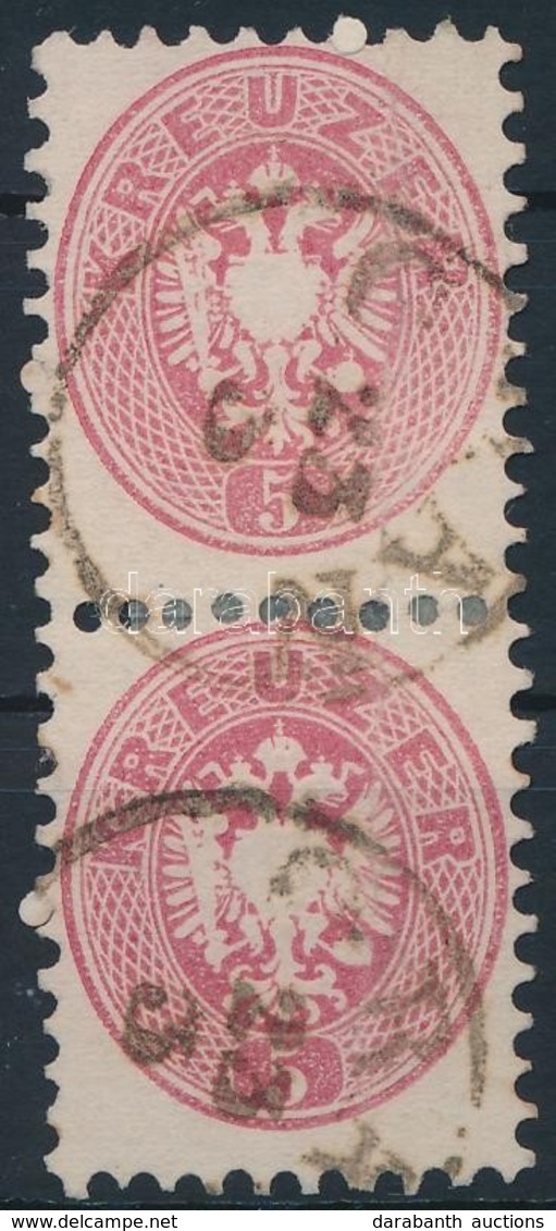 O 1864 5kr Függőleges Pár ,,GRAN' - Sonstige & Ohne Zuordnung