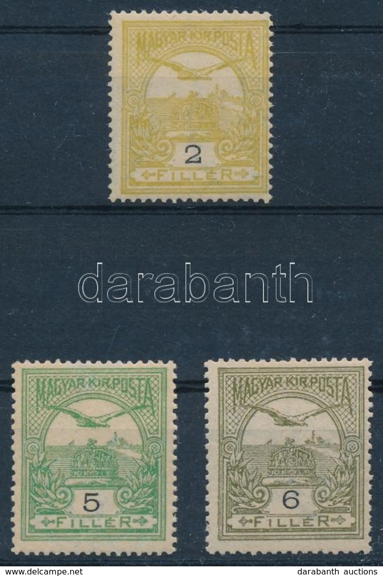 ** 1906 Turul 2f, 5f, 6f Fordított Vízjellel - Otros & Sin Clasificación