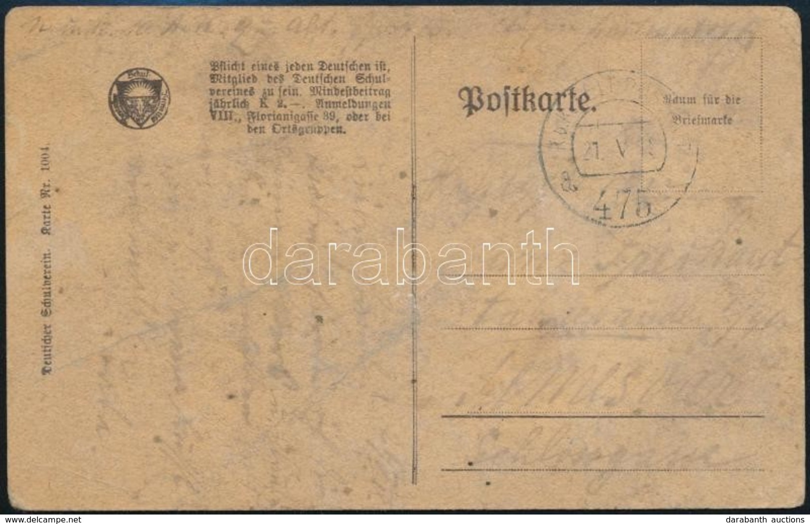 ~1918 Tábori Posta Levelezőlap 'FP 475 A' - Sonstige & Ohne Zuordnung