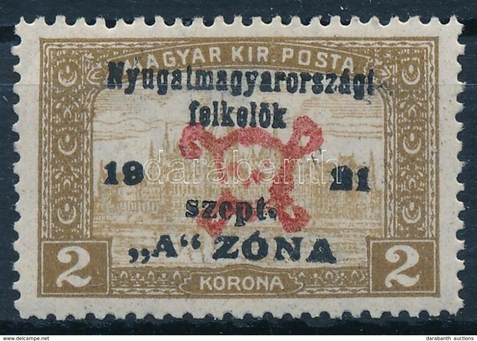 * Nyugat-Magyarország II. 1921 Parlament 2K Garancia Nélkül / No Guarantee - Otros & Sin Clasificación