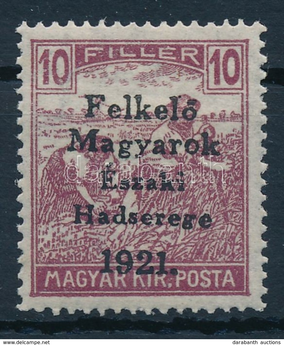 * Nyugat-Magyarország V. 1921 Arató 10f Garancia Nélkül (12.500) - Otros & Sin Clasificación