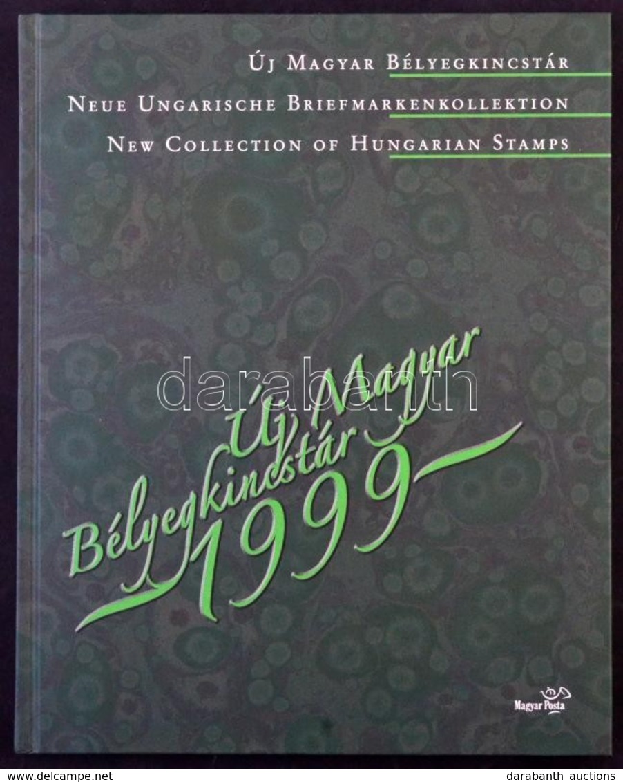 ** 1999 Új Magyar Bélyegkincstár Benne Az Ázsia állatai Blokk Fekete Nyomata Fekete Sorszámmal (40.000) / Year Book Incl - Otros & Sin Clasificación