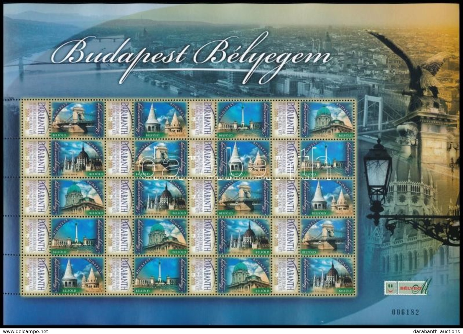 ** 2007 Budapest Bélyegem 2009-ben Megszemélyesített Teljes ív (13.500) - Otros & Sin Clasificación