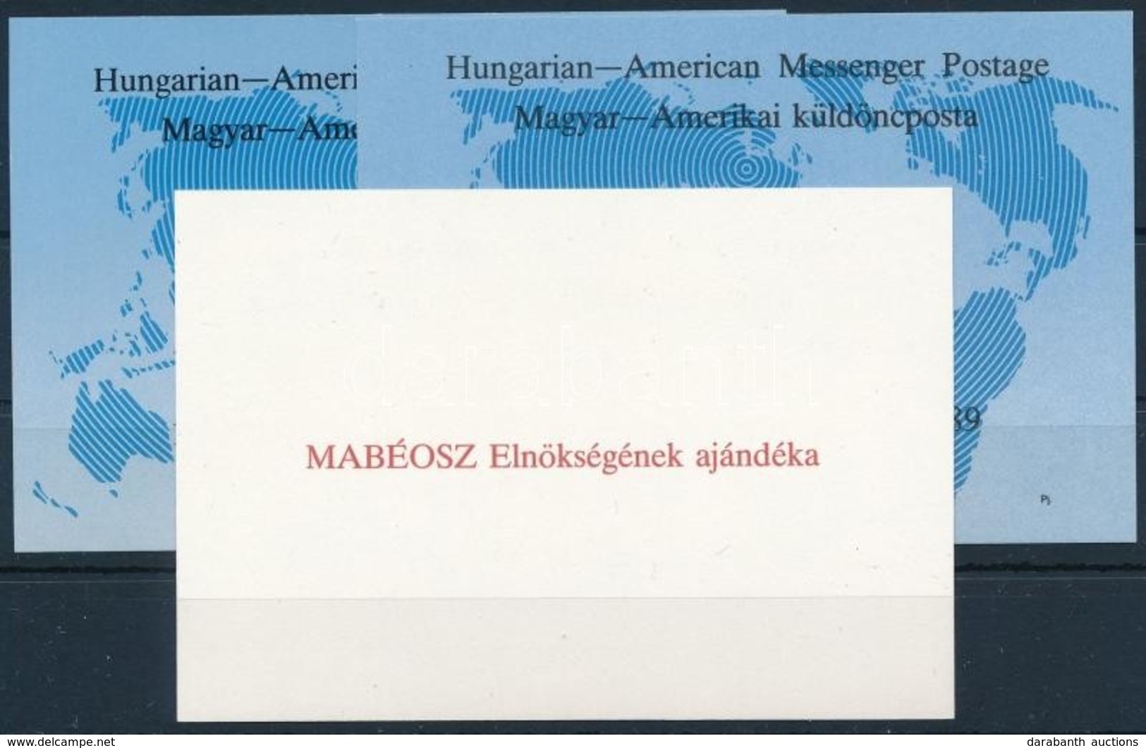 ** 1989 Messenger Normál + Karton + Elnökségi Ajándék (9.350) - Sonstige & Ohne Zuordnung