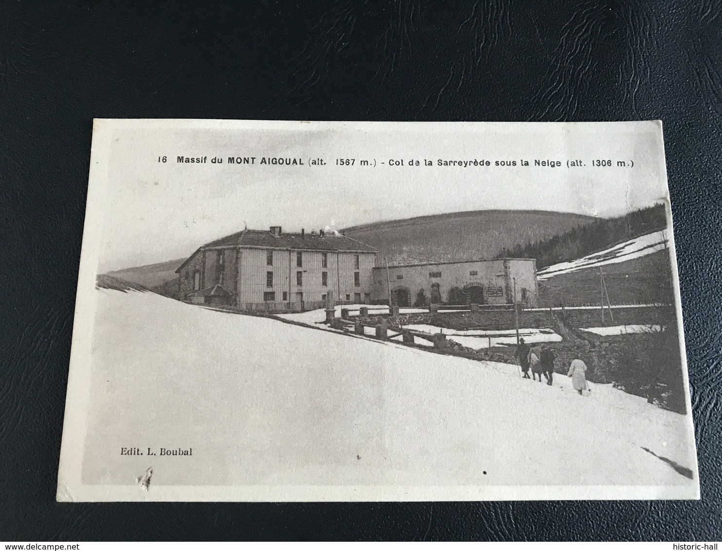 16 - Massif Du MONT AIGOUAL Col De La Sarreyrede Sous La Neige - 1930 Timbrée - Autres & Non Classés