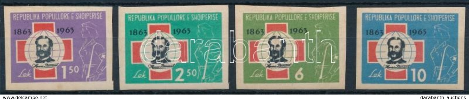 ** 1963 Vöröskereszt Sor,
Red Cross
Mi 717-720 B - Altri & Non Classificati