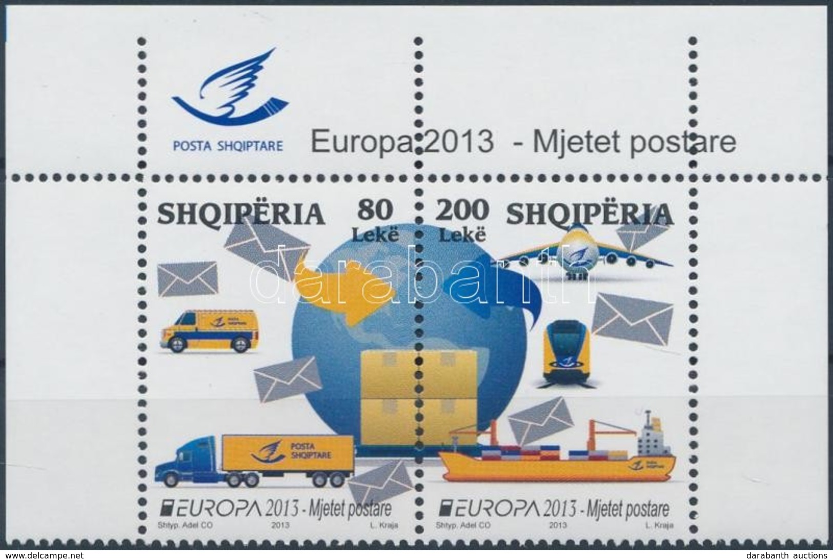 ** 2013 Europa CEPT Postai Járművek Pár Mi 3427-3428 - Otros & Sin Clasificación