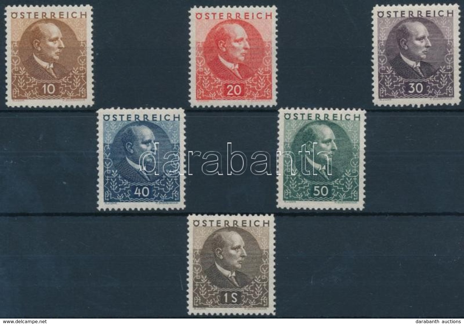 ** 1930 Karintiai Tüdőgyógyintézet Sor Mi 512-517 - Altri & Non Classificati