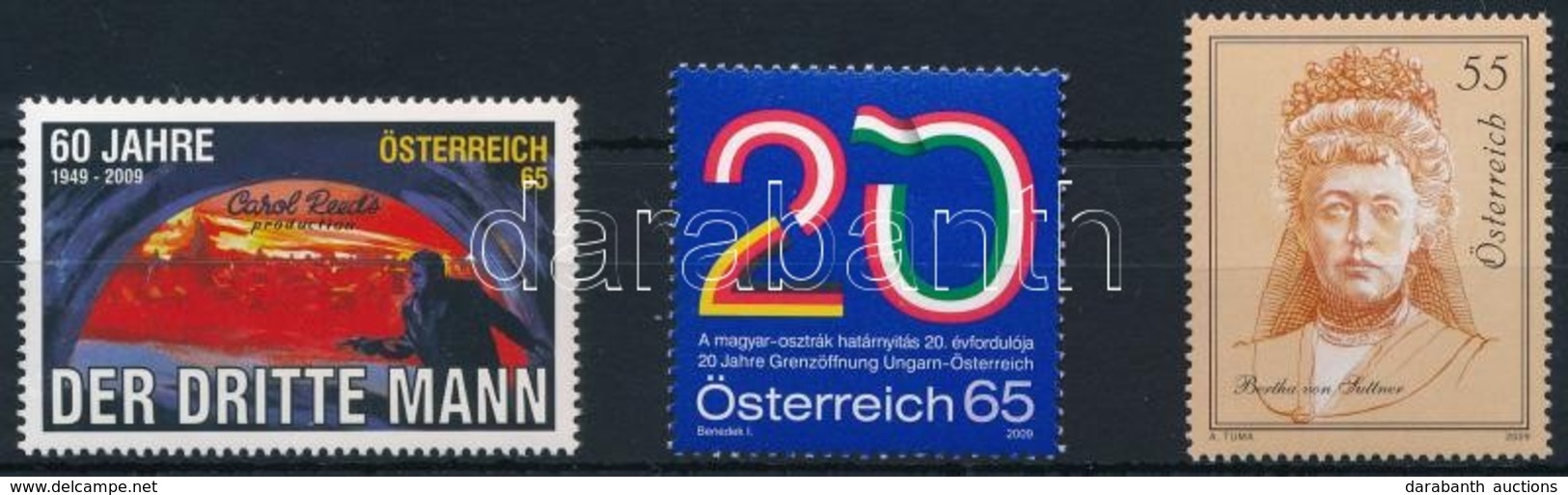 ** 2009 3 Klf Bélyeg Mi 2822-2823, 2827 - Sonstige & Ohne Zuordnung