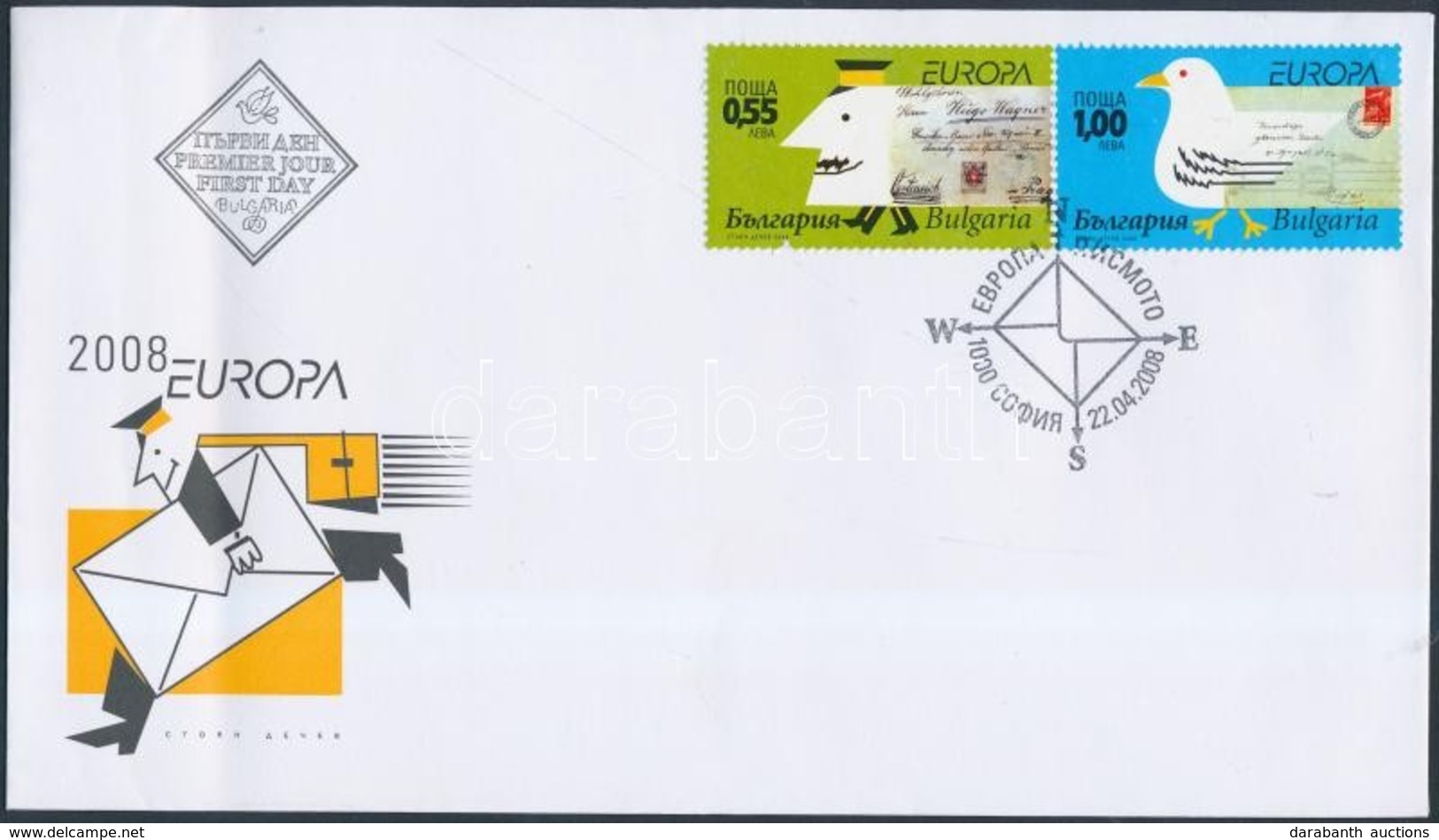 2008 Europa CEPT Sor Mi 4840-4841 FDC-n - Otros & Sin Clasificación