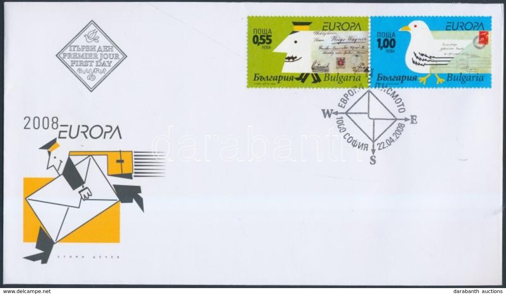 2008 Europa CEPT Sor Mi 4840-4841 FDC-n - Otros & Sin Clasificación