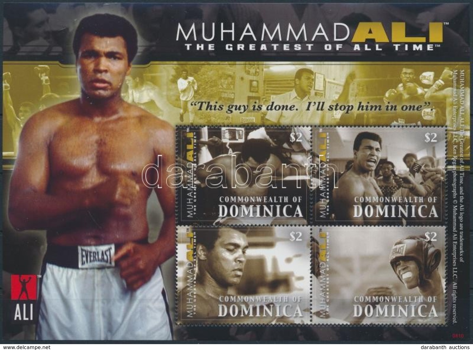 ** 2008 Muhammad Ali Kisív Mi 3884 -3887 - Sonstige & Ohne Zuordnung