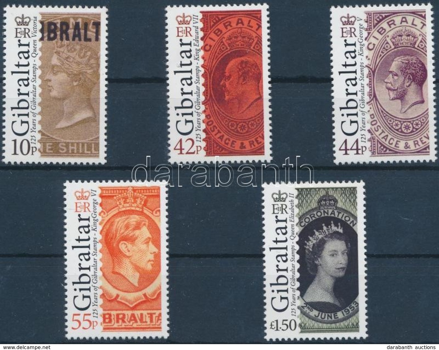 ** 2011 Gibraltári Bélyeg Sor Mi 1425-1429 - Sonstige & Ohne Zuordnung