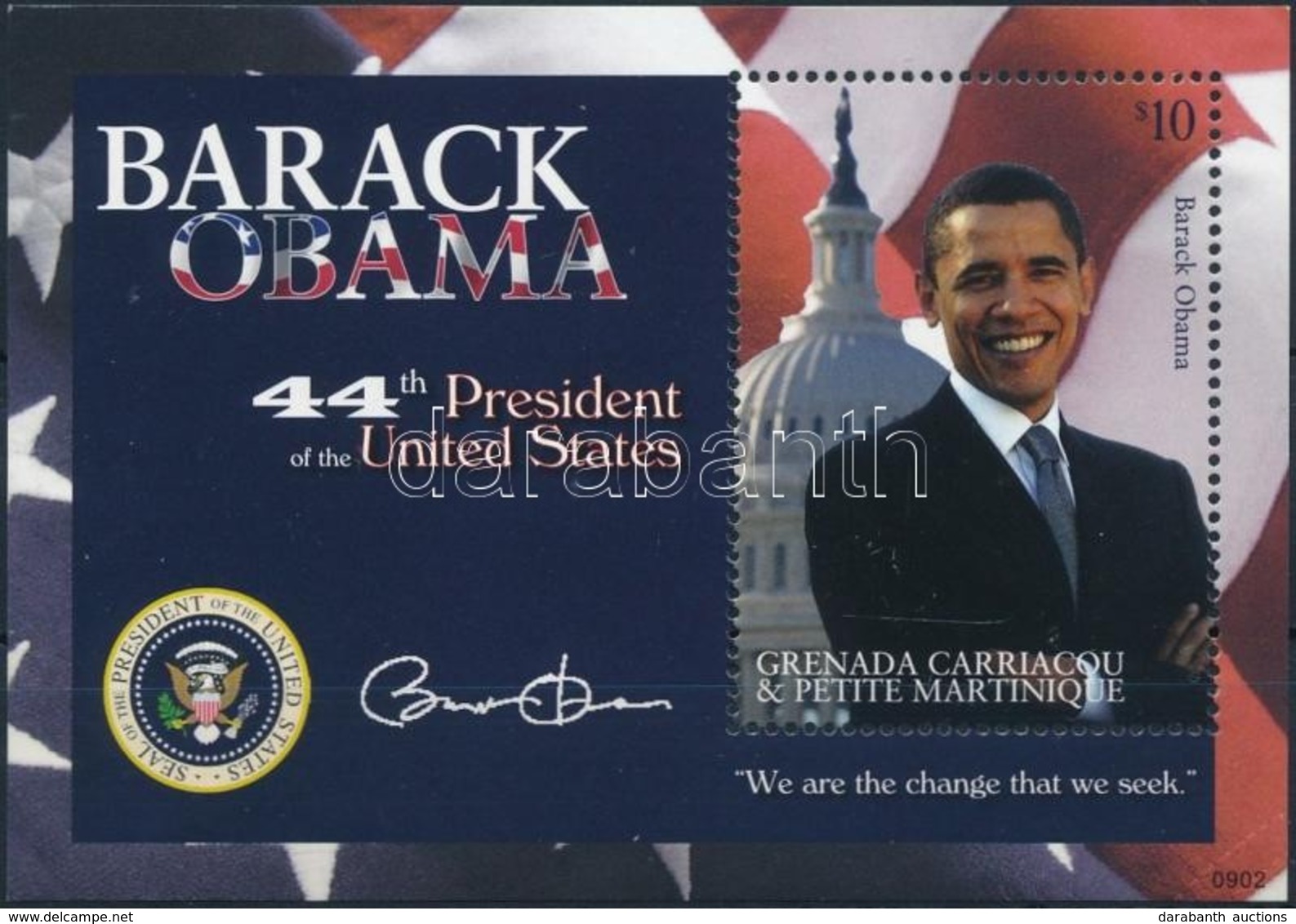 ** 2008 Obama Blokk Mi 629 - Sonstige & Ohne Zuordnung