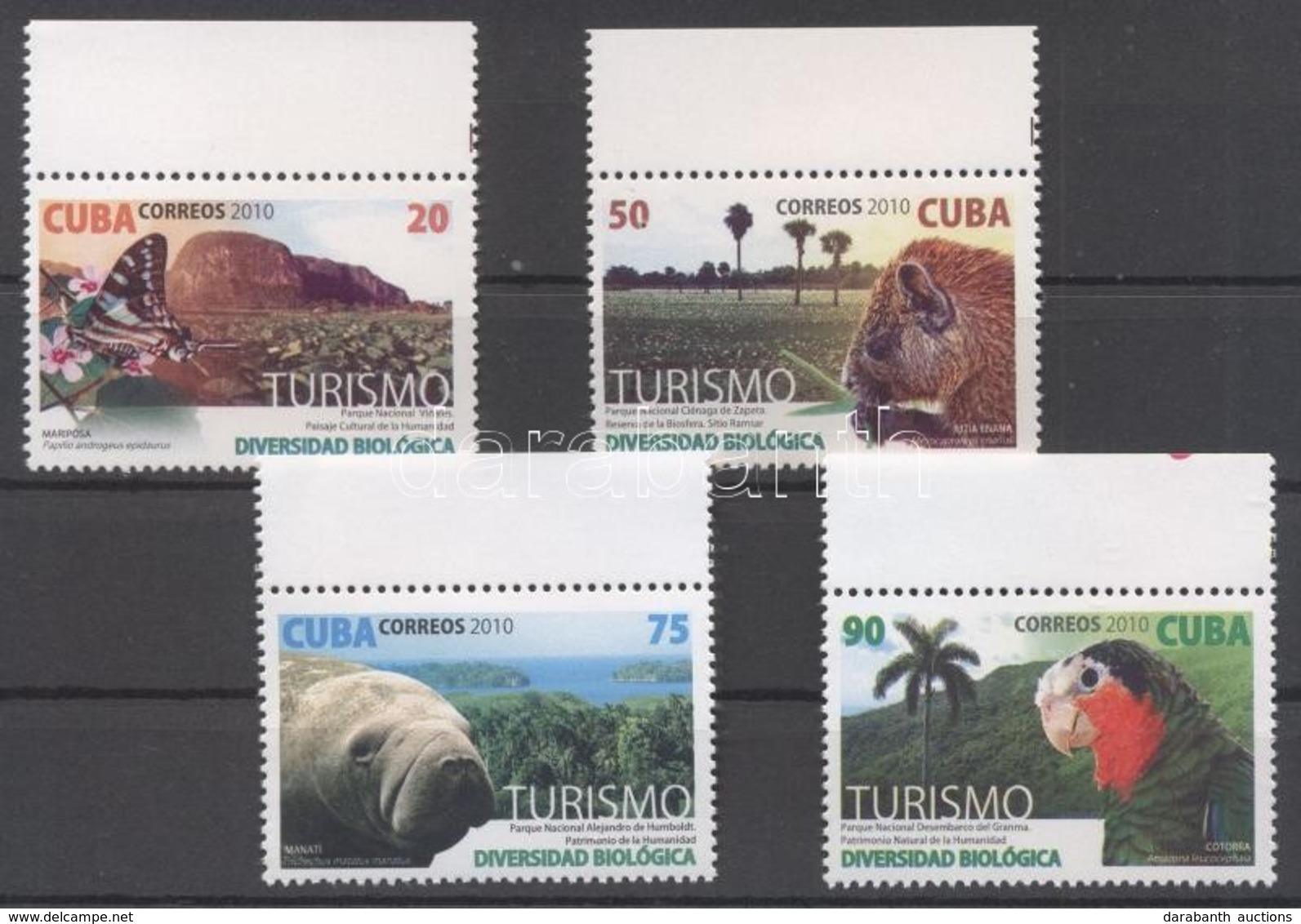 ** 2010 Turizmus, állatok Sor Mi 5452-5455 - Altri & Non Classificati