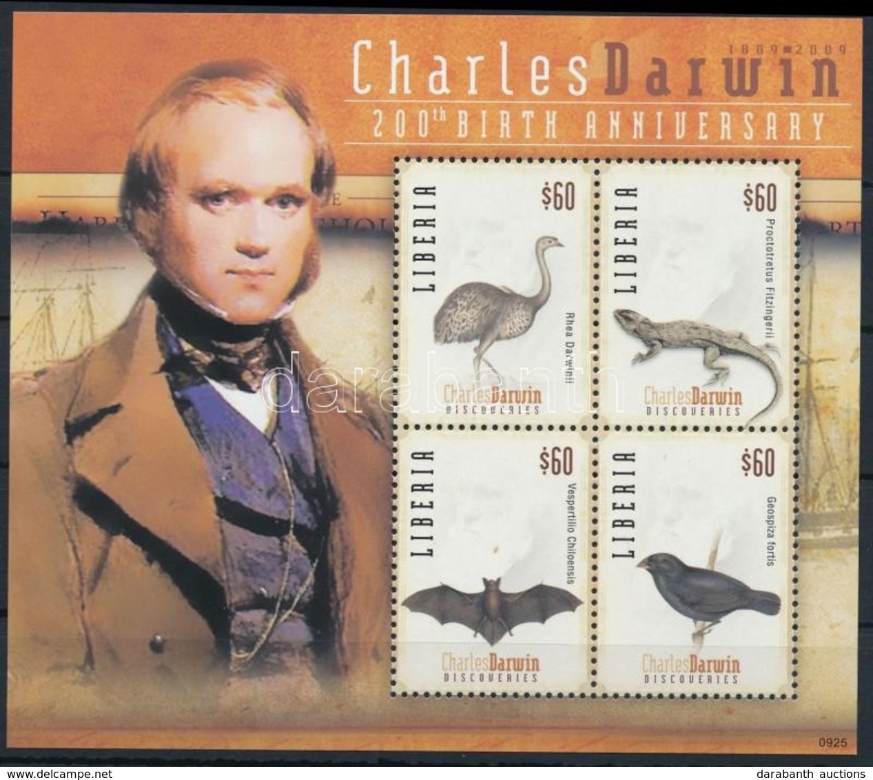 ** 2009 Charles Darwin Kisív Mi 5611-5614 - Altri & Non Classificati