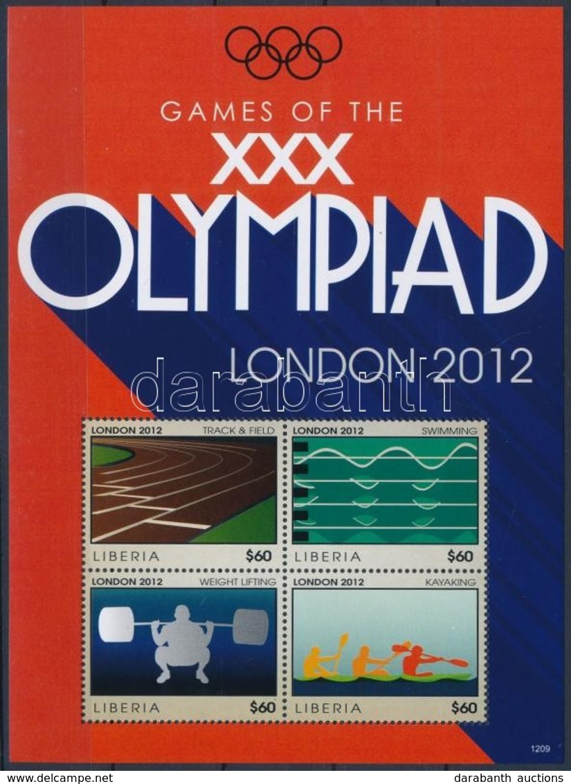 ** 2012 Londoni Olimpia Kisív Mi 6111-6114 - Sonstige & Ohne Zuordnung