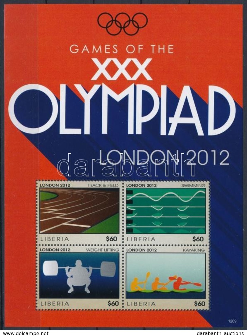 ** 2012 Londoni Olimpia Kisív Mi 6111-6114 - Sonstige & Ohne Zuordnung