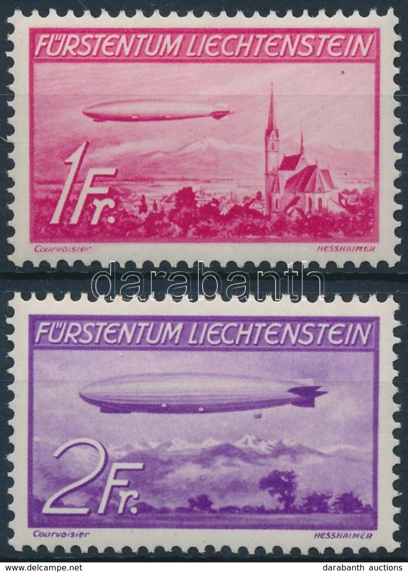 ** 1936 Zeppelin Sor Mi 149-150 - Sonstige & Ohne Zuordnung