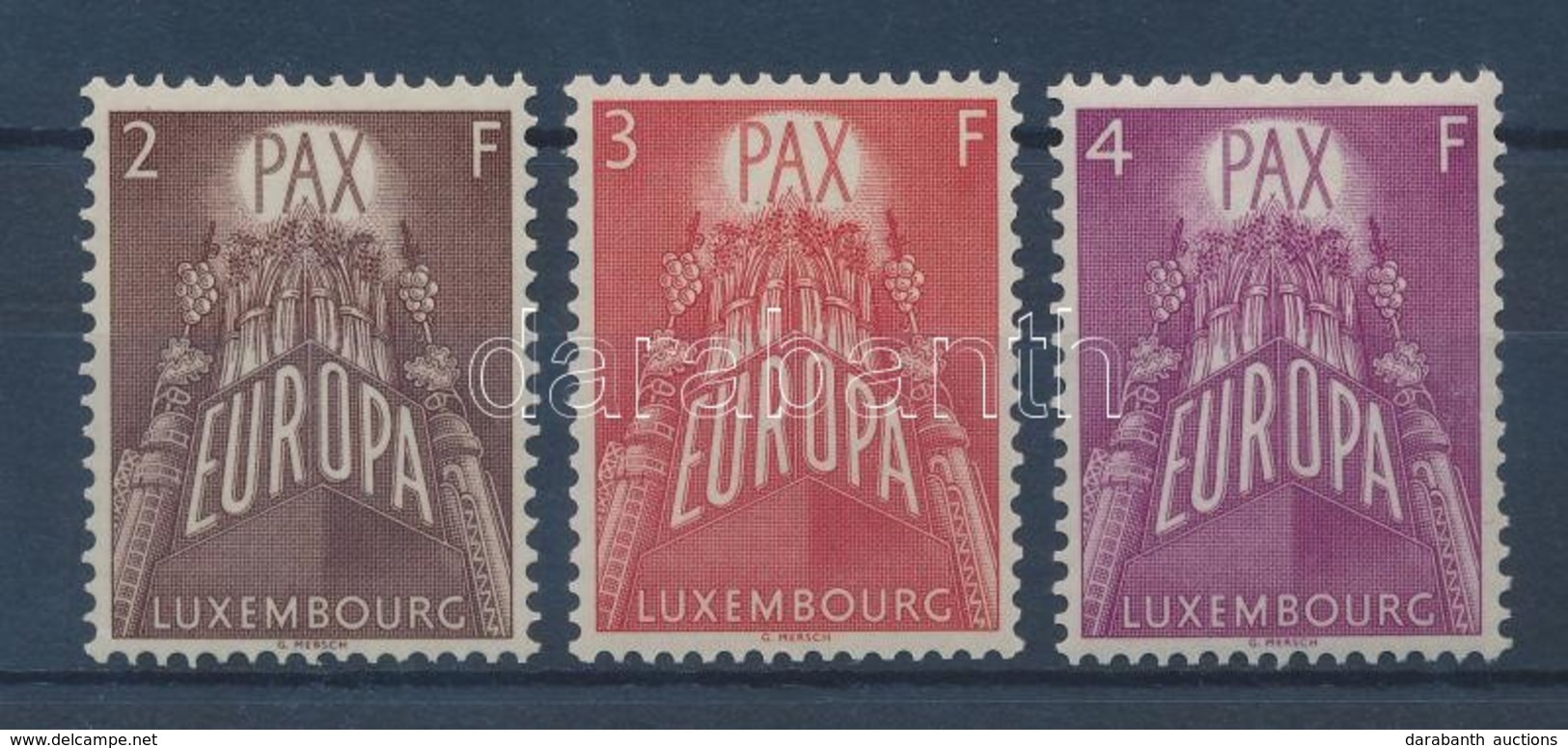 ** 1957 Europa CEPT Sor Mi 572-574 - Altri & Non Classificati