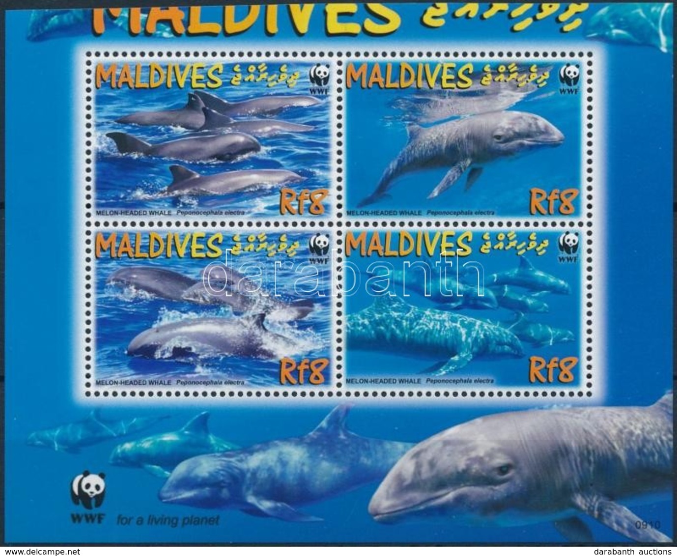 ** 2009 WWF: Delfin Sor Négyestömbben Mi 4768-4771 - Otros & Sin Clasificación