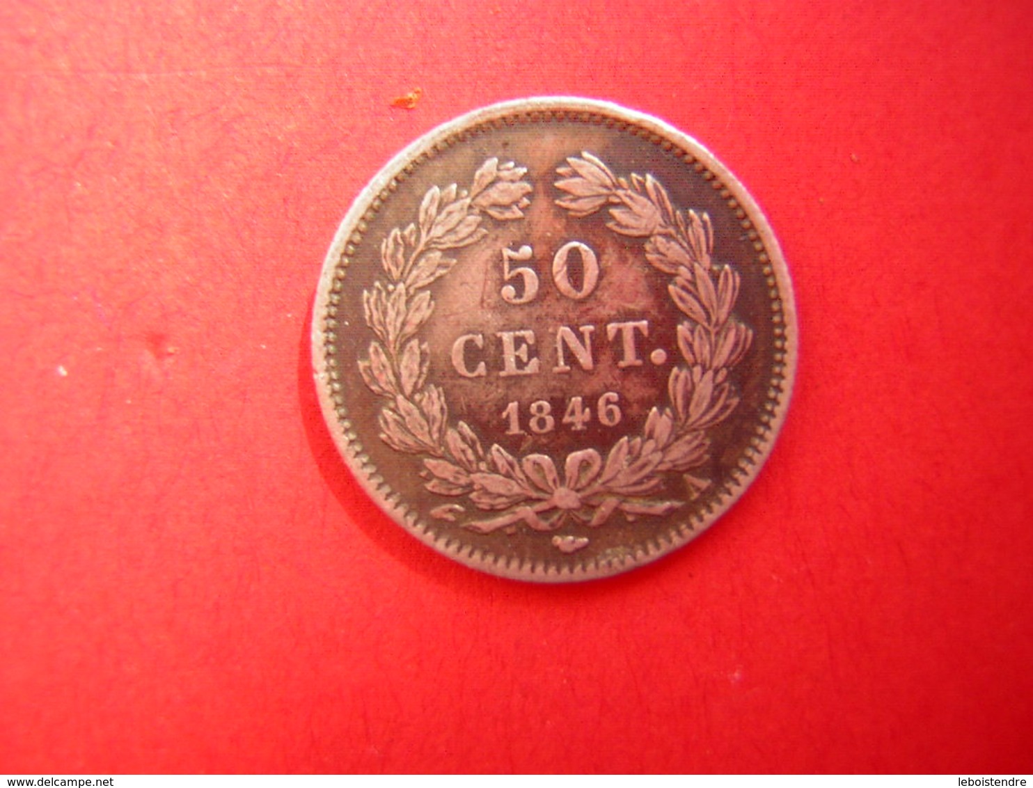 NO PAYPAL RARE UNE PETITE PIECE - FRANCE  50 CENT 1846 LOUIS PHILIPPE I ROI DES FRANCAIS - 50 Centimes