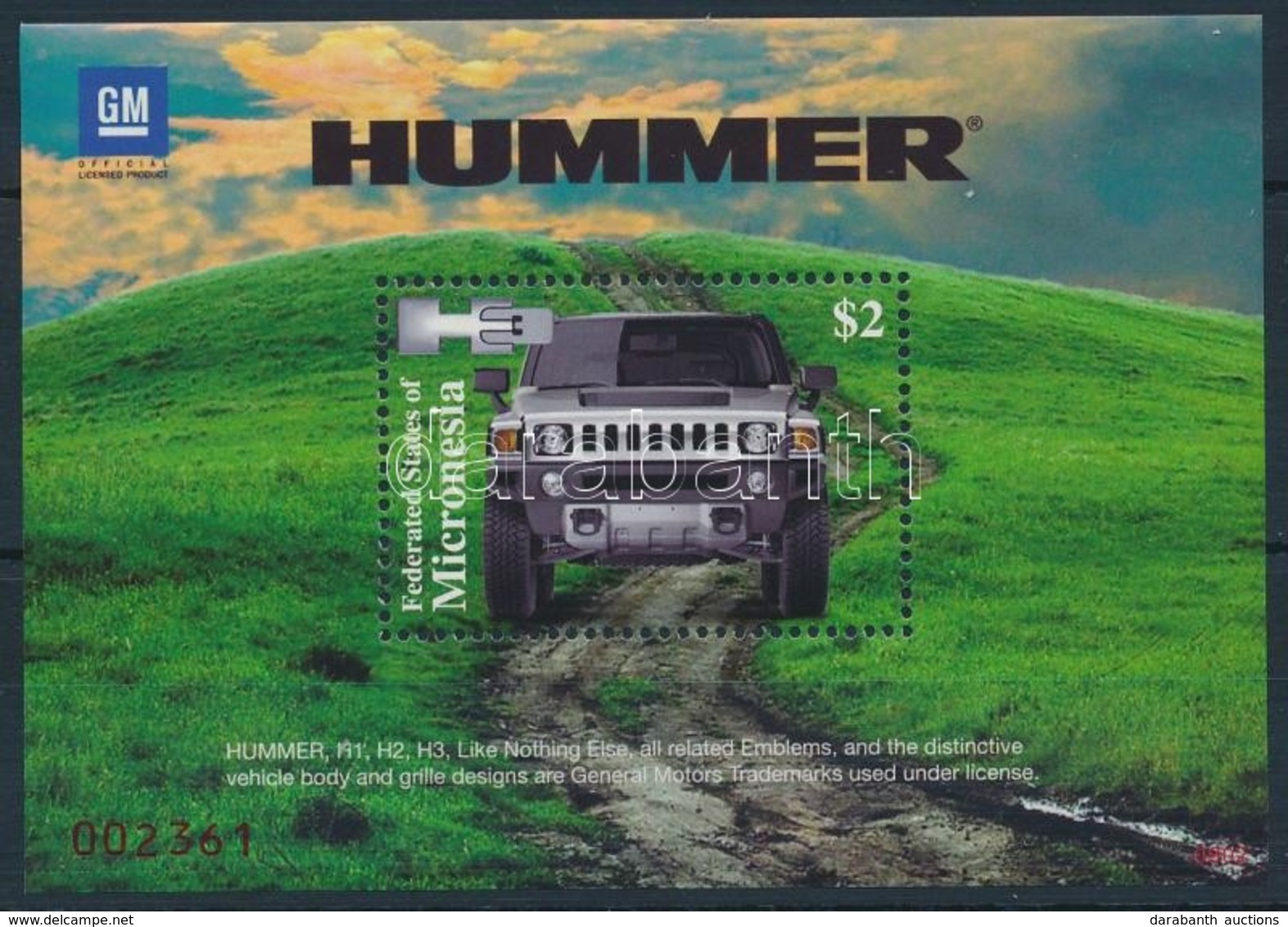 ** 2008 Hummer Blokk Mi 174 - Altri & Non Classificati