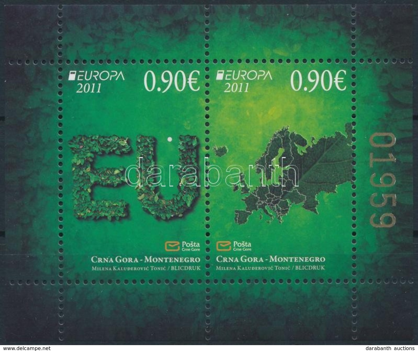 ** 2011 Europa CEPT, Az Erdő Blokk Mi 10 - Altri & Non Classificati