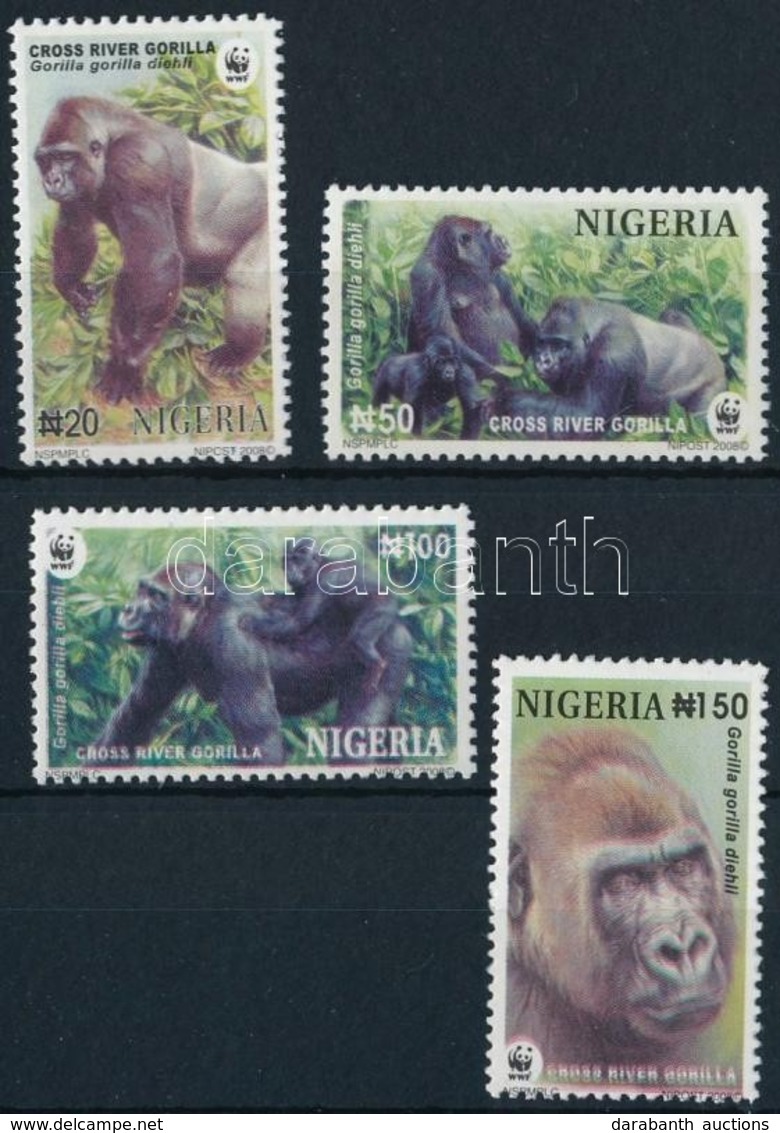 ** 2008 WWF: Gorilla Sor Mi 808-811 - Altri & Non Classificati